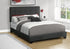 MN-D535805Q    Bed, Bedroom, Frame Only, Queen Size, Upholstered, Black Boucle, Transitional