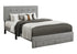 MN-425900Q    Bed, Queen Size, Platform Bed, Storage Drawers, Upholstered, Frame Only, Bedroom, Grey Linen Look, Transitional