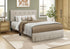 MN-455901Q    Bed, Queen Size, Platform Bed, Storage Drawers, Upholstered, Frame Only, Bedroom, Beige Linen Look, Transitional