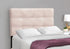 MN-Q545916T    Bed, Twin Size, Upholstered, Bedroom, Frame Only, Youth, Teen, Juvenile, Pink Velvet, Transitional