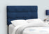 MN-Q545918T    Bed, Twin Size, Upholstered, Bedroom, Frame Only, Youth, Teen, Juvenile, Blue Velvet, Transitional