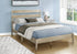 MN-F366065Q    Bed, Queen Size, Frame Only, Platform Bed, Bedroom, Grey Wood Frame, Grey Solid Wood Legs, Contemporary