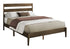MN-F366066Q    Bed, Queen Size, Frame Only, Platform Bed, Bedroom, Walnut Solid Wood Legs, Walnut Wood Frame, Contemporary, Modern
