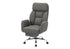 MN-767274    Office Chair, Adjustable Height, Armrests, Ergonomic, Swivel, Computer Desk, Work, Dark Grey Leather-look, Chrome Metal, Contemporary, Modern
