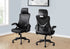 MN-647334    Office Chair, Adjustable Height, Ergonomic, Swivel, Work, Black Metal, Black Mesh, Contemporary, Modern