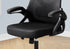 MN-647334    Office Chair, Adjustable Height, Ergonomic, Swivel, Work, Black Metal, Black Mesh, Contemporary, Modern