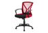 MN-P187357    Office Chair, Adjustable Height, Swivel, Ergonomic, Armrests, Computer Desk, Work, Red Mesh, Black Metal, Contemporary, Modern