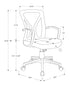 MN-P187357    Office Chair, Adjustable Height, Swivel, Ergonomic, Armrests, Computer Desk, Work, Red Mesh, Black Metal, Contemporary, Modern