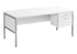 MN-F137725    Computer Desk, 72"L, Home Office, Work, Laptop, Commercial Grade, File Storage Drawer, White Laminate, Silver Metal, Contemporary, Modern