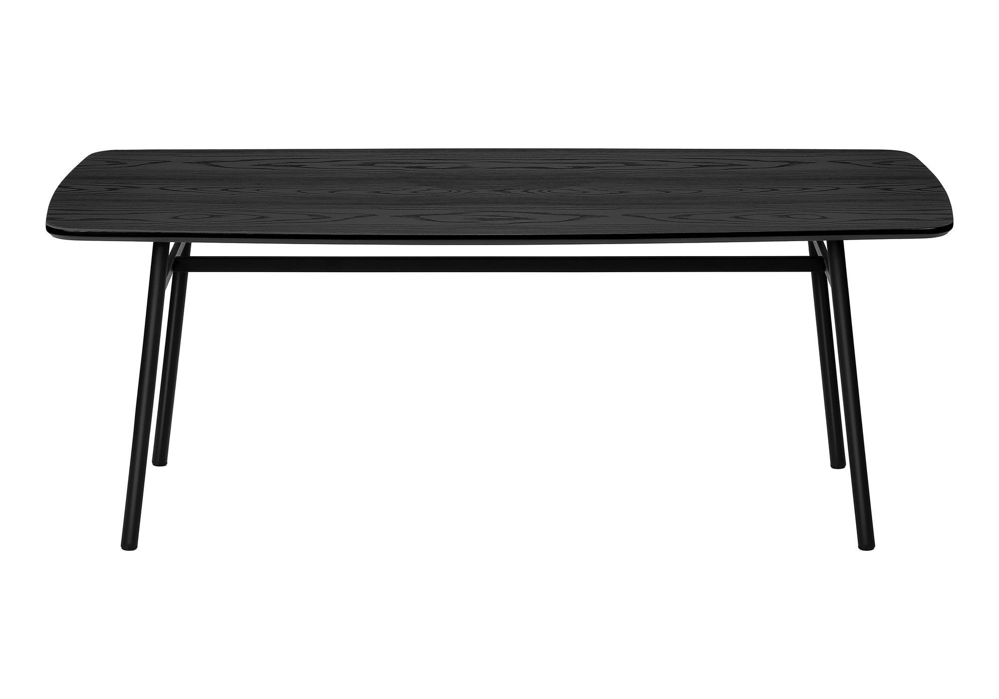 MN-887807P    Table Set, 3pcs Set, Coffee, End, Living Room, Black Oak Laminate, Black Metal, Contemporary, Modern