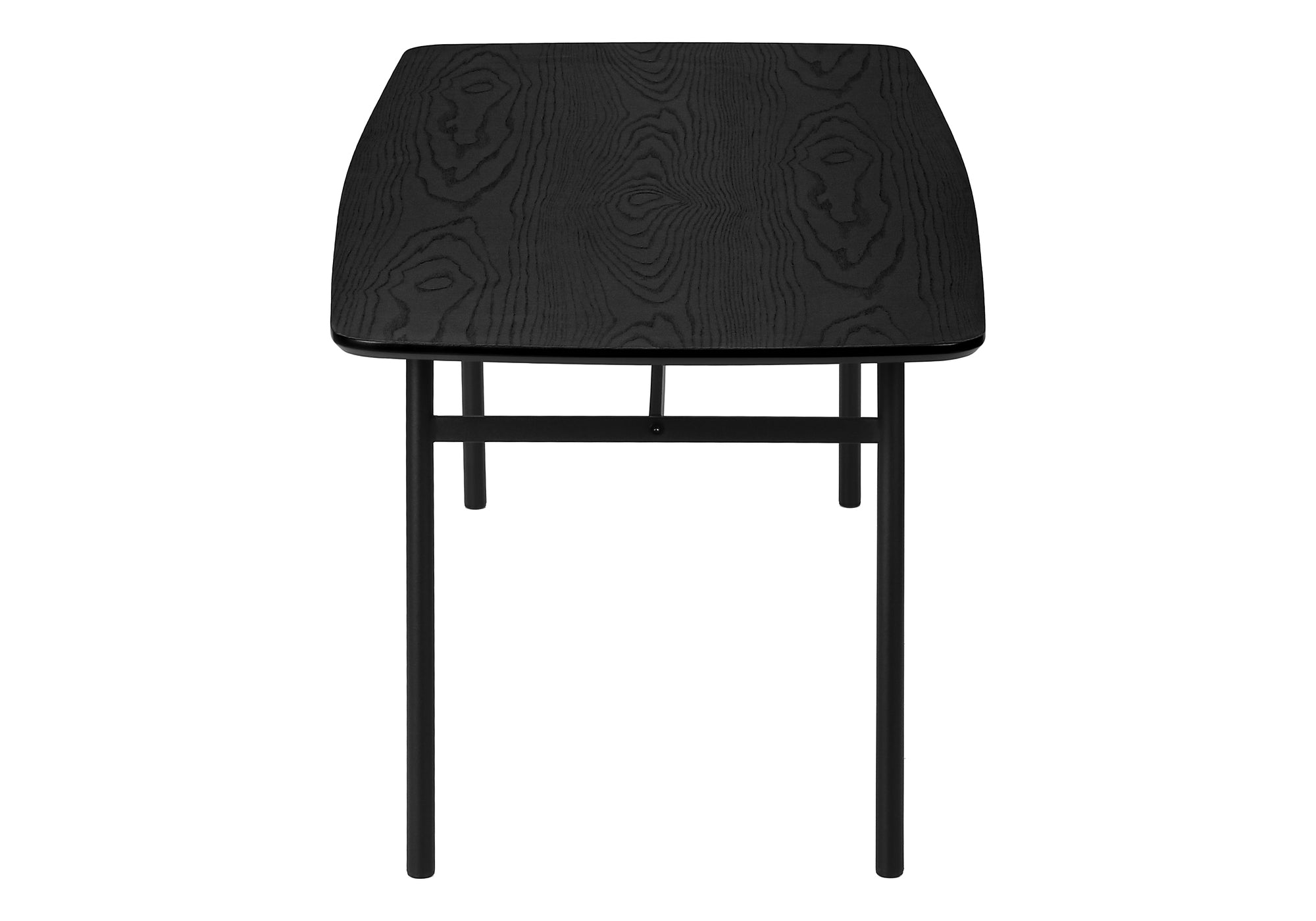 MN-887807P    Table Set, 3pcs Set, Coffee, End, Living Room, Black Oak Laminate, Black Metal, Contemporary, Modern