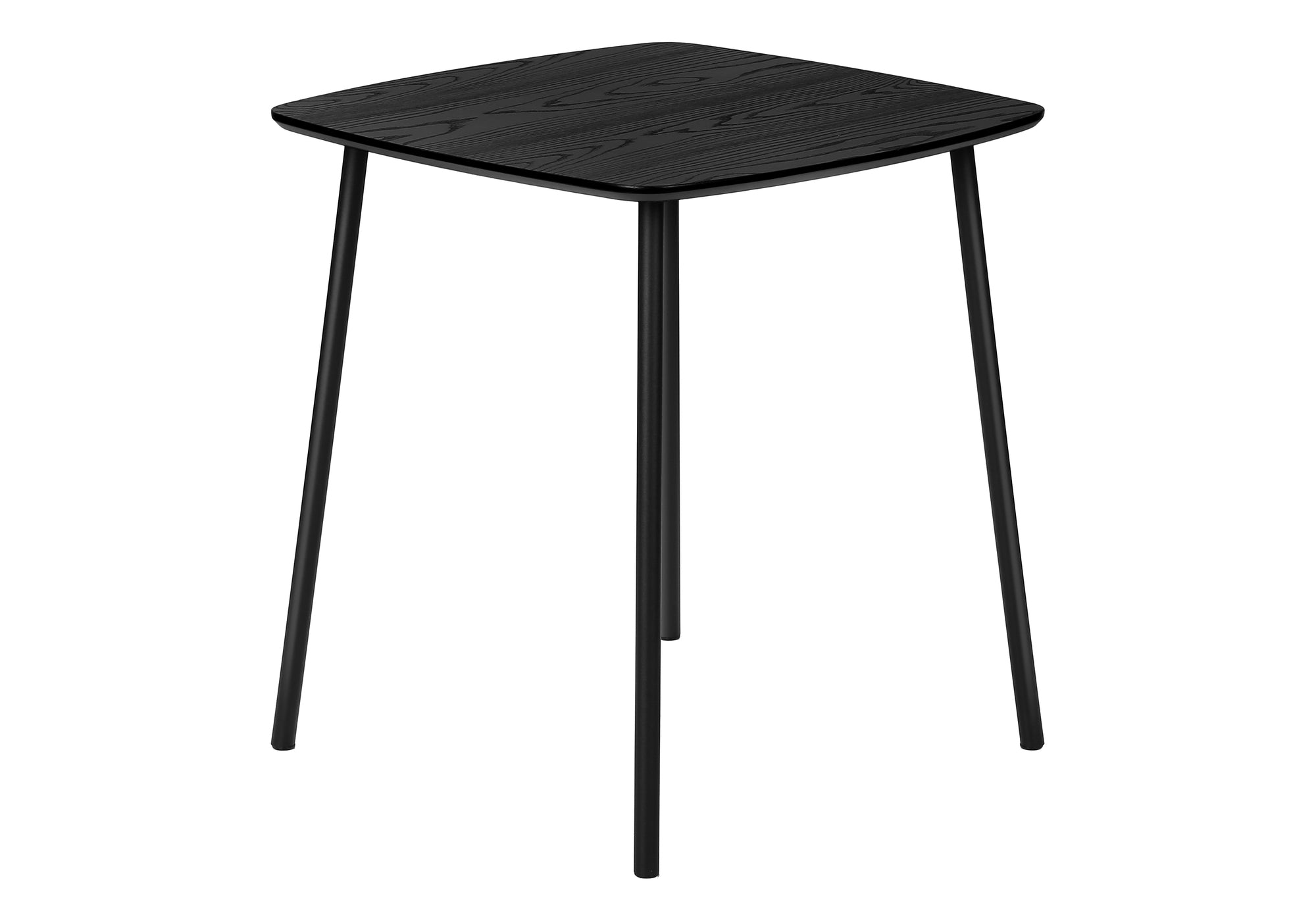 MN-887807P    Table Set, 3pcs Set, Coffee, End, Living Room, Black Oak Laminate, Black Metal, Contemporary, Modern