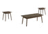 MN-R787856P    Table Set, 3pcs Set, Coffee, End, Side, Accent, Living Room, Dark Brown Laminate, Mid Century, Modern