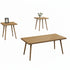 MN-T917898P    Table Set, 3pcs Set, Accent, Coffee, End, Living Room, Walnut Laminate, Contemporary, Modern