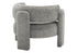 MN-488014    Accent Chair, 29"h, Upholstered, Light Grey Fabric, Contemporary, Modern