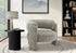 MN-488014    Accent Chair, 29"h, Upholstered, Light Grey Fabric, Contemporary, Modern