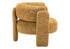 MN-498015    Accent Chair, 29"h, Upholstered, Gold Fabric, Contemporary, Modern