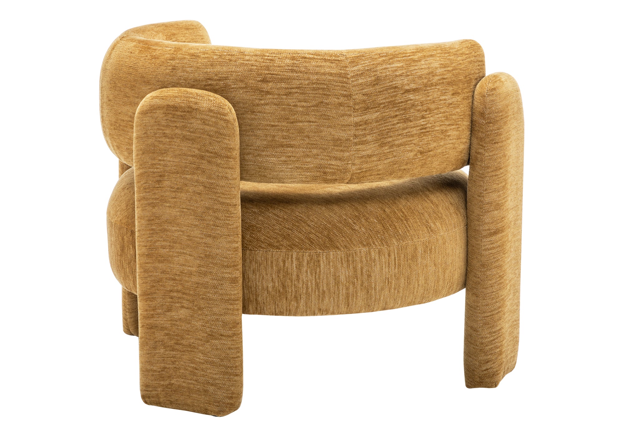 MN-498015    Accent Chair, 29"h, Upholstered, Gold Fabric, Contemporary, Modern