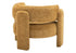 MN-498015    Accent Chair, 29"h, Upholstered, Gold Fabric, Contemporary, Modern