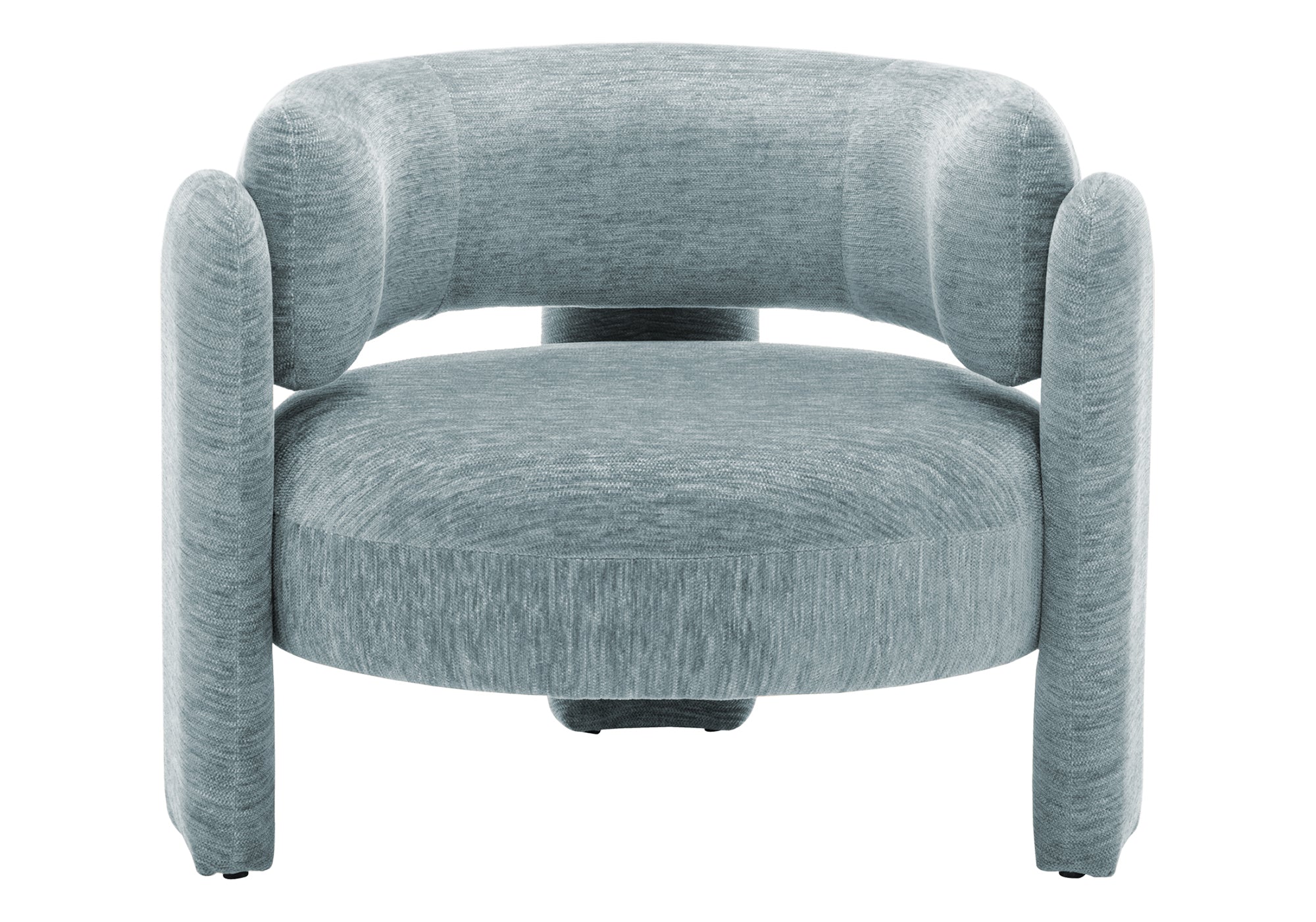 MN-518017    Accent Chair, 29"h, Upholstered, Light Blue Fabric, Contemporary, Modern