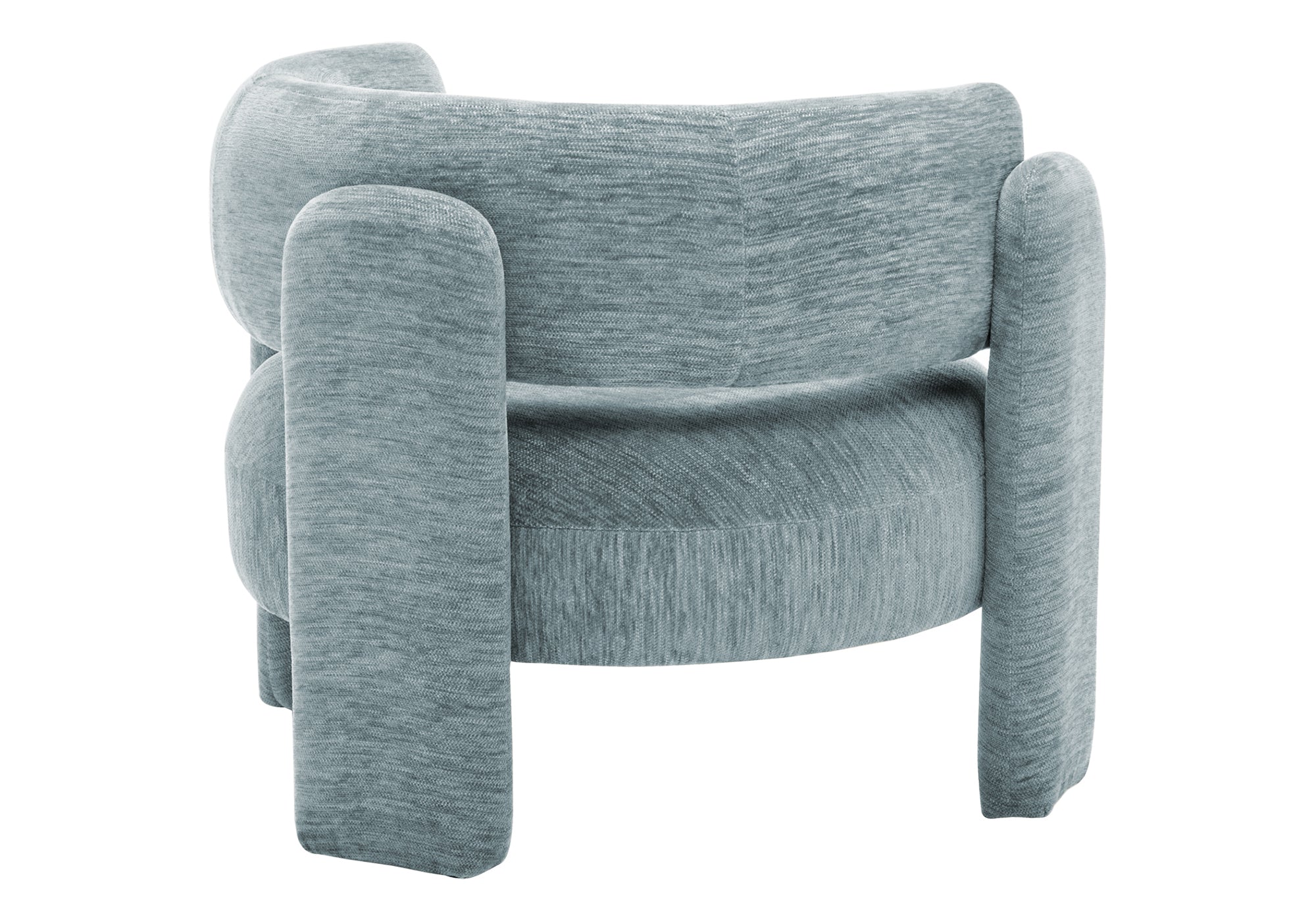 MN-518017    Accent Chair, 29"h, Upholstered, Light Blue Fabric, Contemporary, Modern