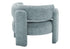 MN-518017    Accent Chair, 29"h, Upholstered, Light Blue Fabric, Contemporary, Modern