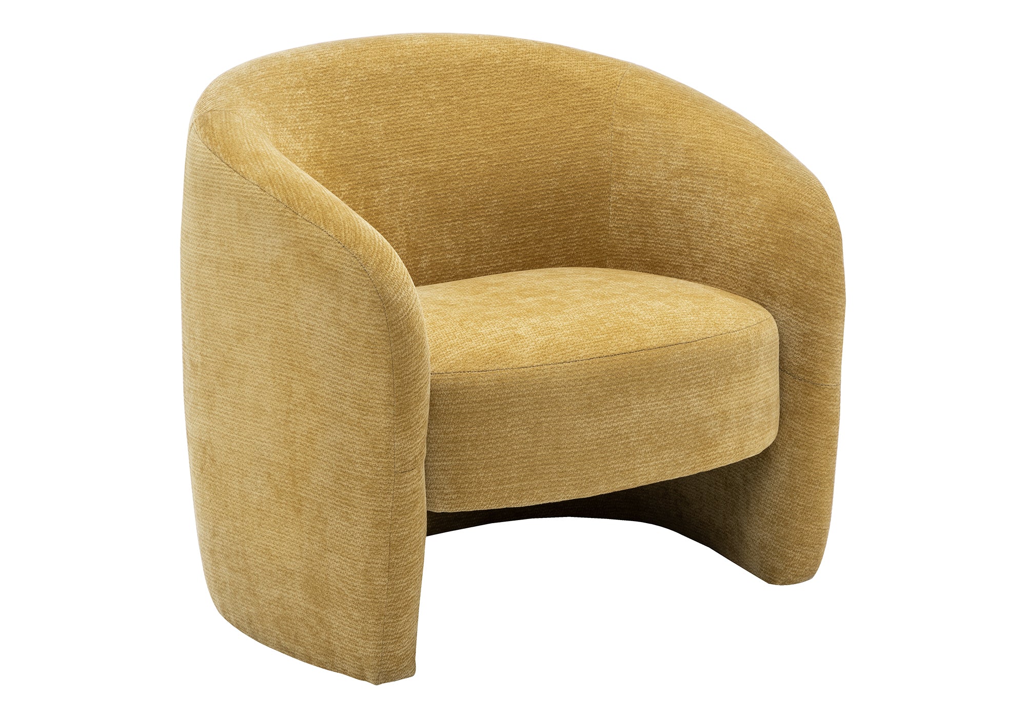 MN-528022    Accent Chair, 29"h, Upholstered, Gold Fabric, Contemporary, Modern