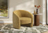 MN-528022    Accent Chair, 29"h, Upholstered, Gold Fabric, Contemporary, Modern