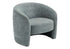 MN-538023    Accent Chair, 29"h, Upholstered, Teal Fabric, Contemporary, Modern