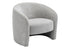 MN-548024    Accent Chair, 29"h, Upholstered, Light Grey Fabric, Contemporary, Modern