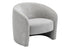 MN-548024    Accent Chair, 29"h, Upholstered, Light Grey Fabric, Contemporary, Modern