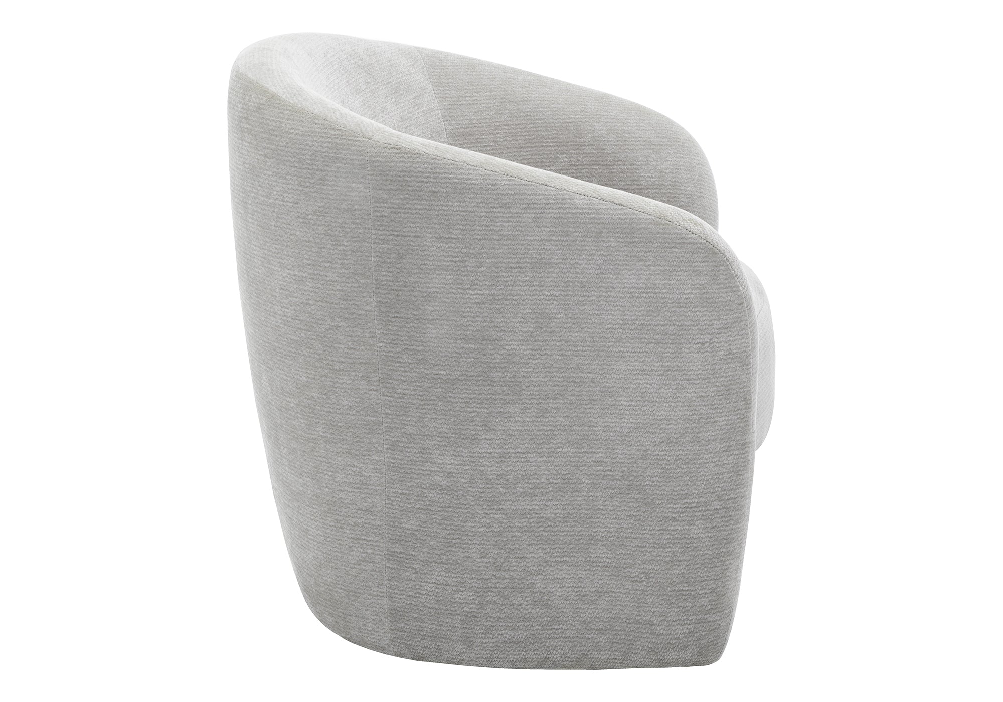 MN-548024    Accent Chair, 29"h, Upholstered, Light Grey Fabric, Contemporary, Modern