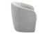 MN-548024    Accent Chair, 29"h, Upholstered, Light Grey Fabric, Contemporary, Modern