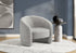 MN-548024    Accent Chair, 29"h, Upholstered, Light Grey Fabric, Contemporary, Modern