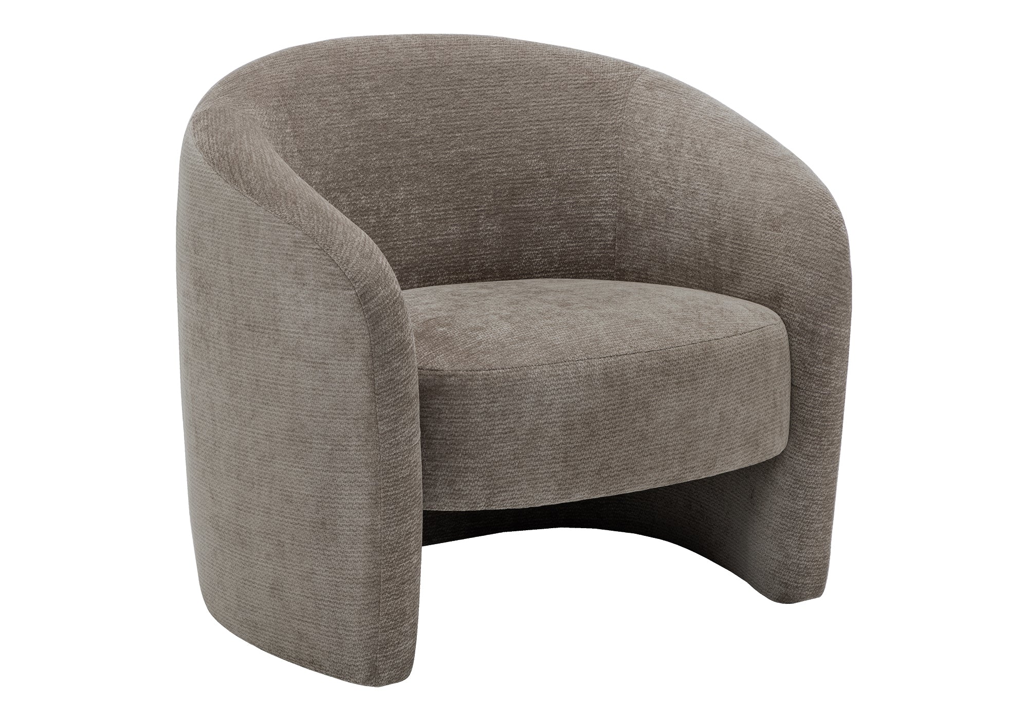 MN-558025    Accent Chair, 29"h, Upholstered, Light Brown Fabric, Contemporary, Modern