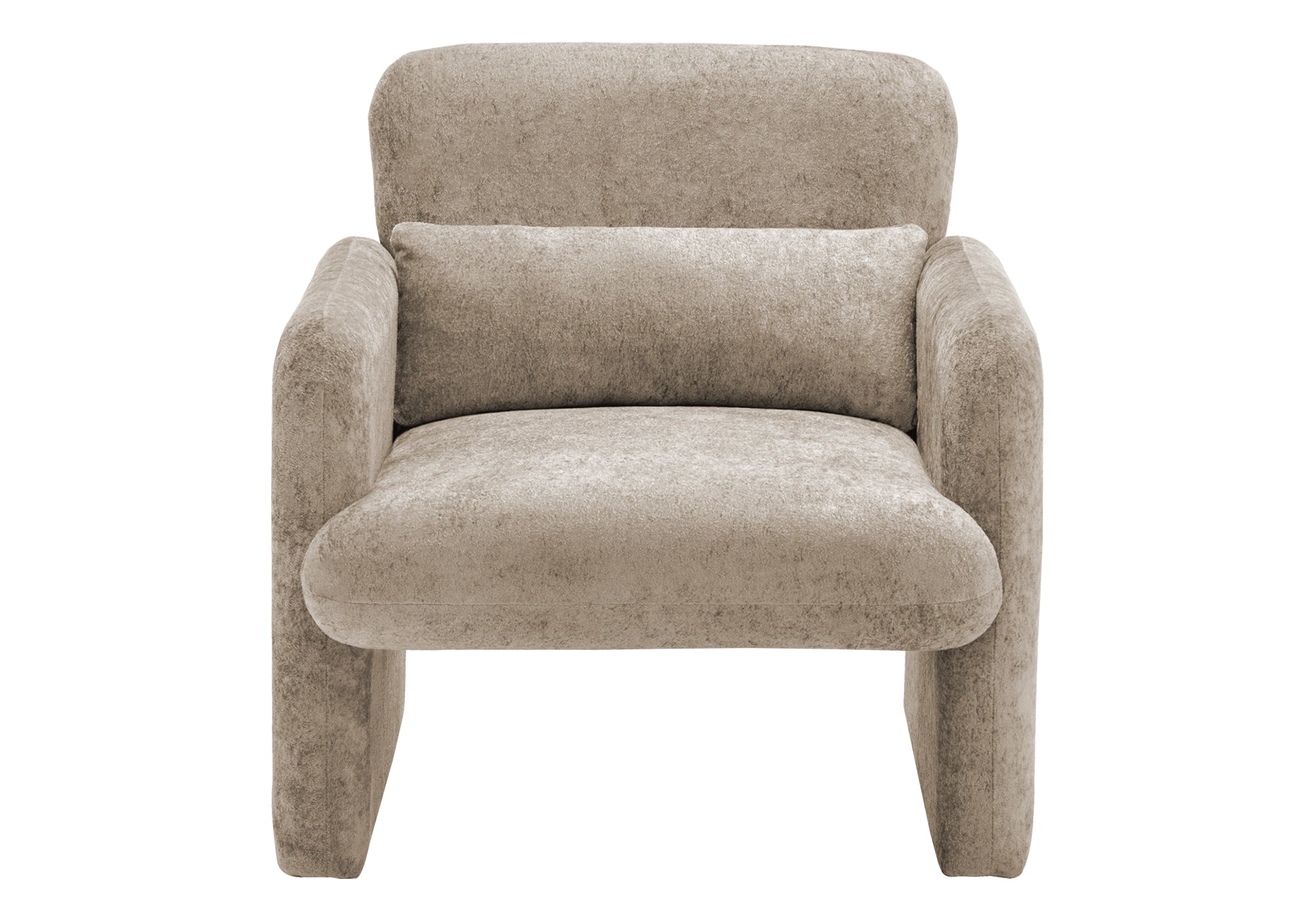 MN-P568026    Accent Chair, 31"h, Upholstered, Light Brown Fabric, Contemporary, Modern