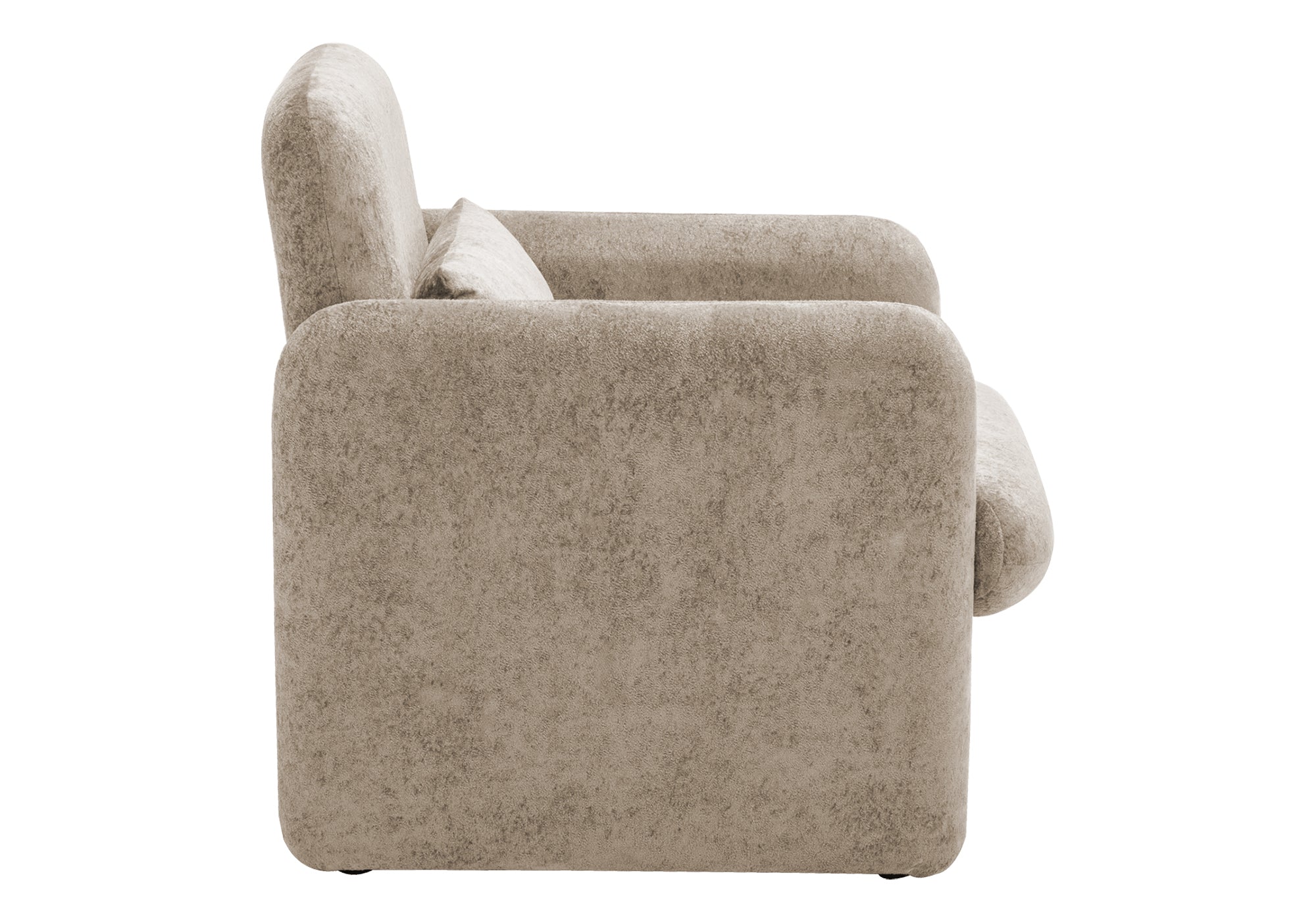 MN-P568026    Accent Chair, 31"h, Upholstered, Light Brown Fabric, Contemporary, Modern