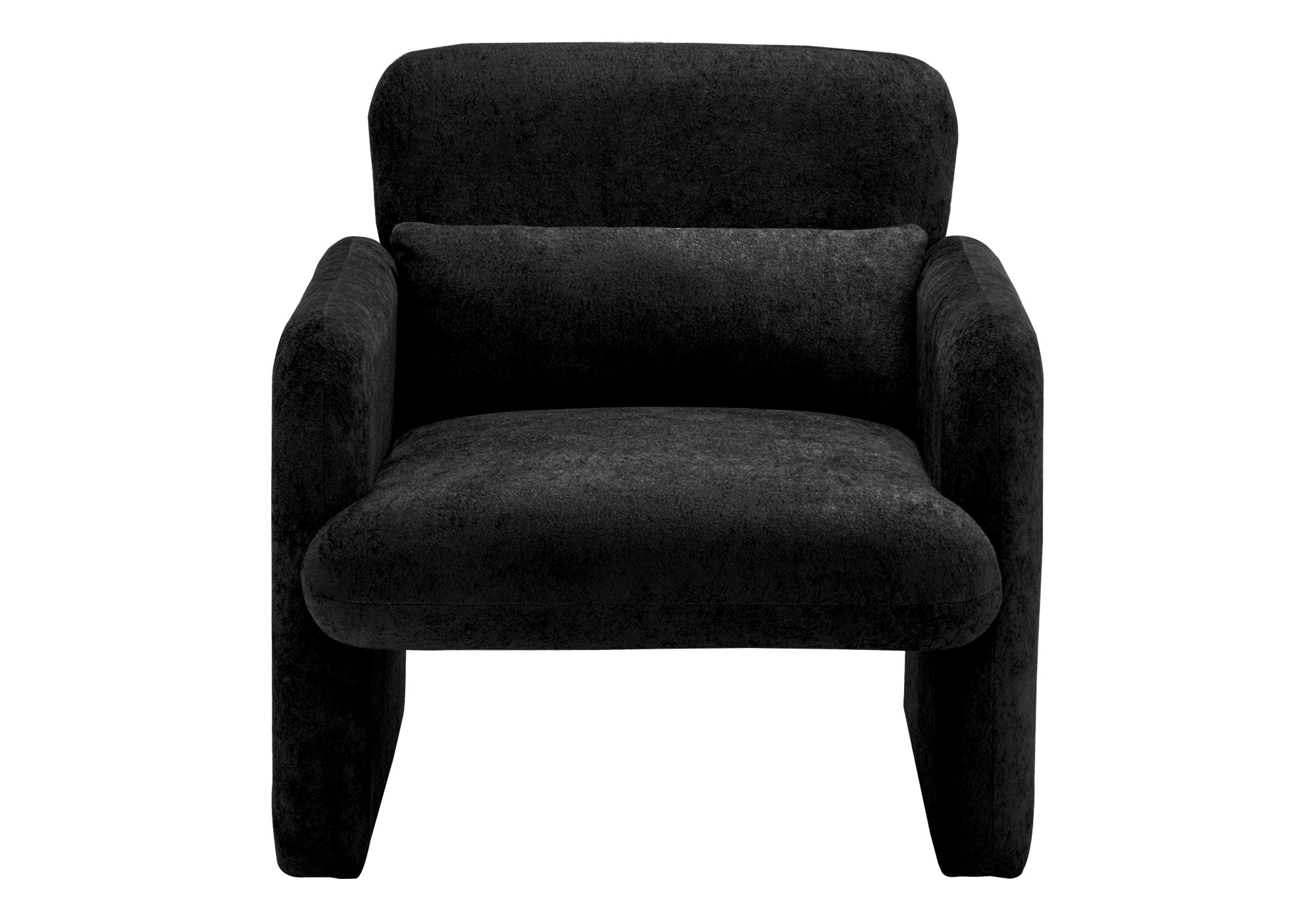 MN-P568028    Accent Chair, 31"h, Upholstered, Black Fabric, Contemporary, Modern