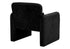 MN-P568028    Accent Chair, 31"h, Upholstered, Black Fabric, Contemporary, Modern