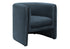 MN-278040    Accent Chair, 29"h, Upholstered, Living Room, Bedroom, Blue Fabric, Contemporary, Modern