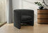 MN-N278041    Accent Chair, 30"h, Upholstered, Living Room, Bedroom, Black Fabric, Contemporary, Modern