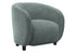 MN-308062    Accent Chair, 29"h, Upholstered, Living Room, Bedroom, Green Fabric, Contemporary, Modern
