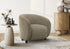 MN-M308064    Accent Chair, 29"h, Upholstered, Living Room, Bedroom, Light Brown Fabric, Black Legs, Contemporary, Modern