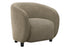 MN-M308064    Accent Chair, 29"h, Upholstered, Living Room, Bedroom, Light Brown Fabric, Black Legs, Contemporary, Modern