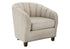 MN-C398091    Accent Chair, 31"h, Upholstered, Living Room, Bedroom, Cream Fabric, Contemporary, Modern, Transitional