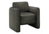 MN-B428095    Accent Chair, 32"h, Upholstered, Living Room, Bedroom, Dark Grey Fabric, Contemporary, Modern