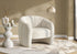 MN-798110    Accent Chair, 29"h, Upholstered, Cream Fabric, Contemporary, Modern