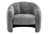 MN-808111    Accent Chair, 29"h, Upholstered, Dark Grey Fabric, Contemporary, Modern