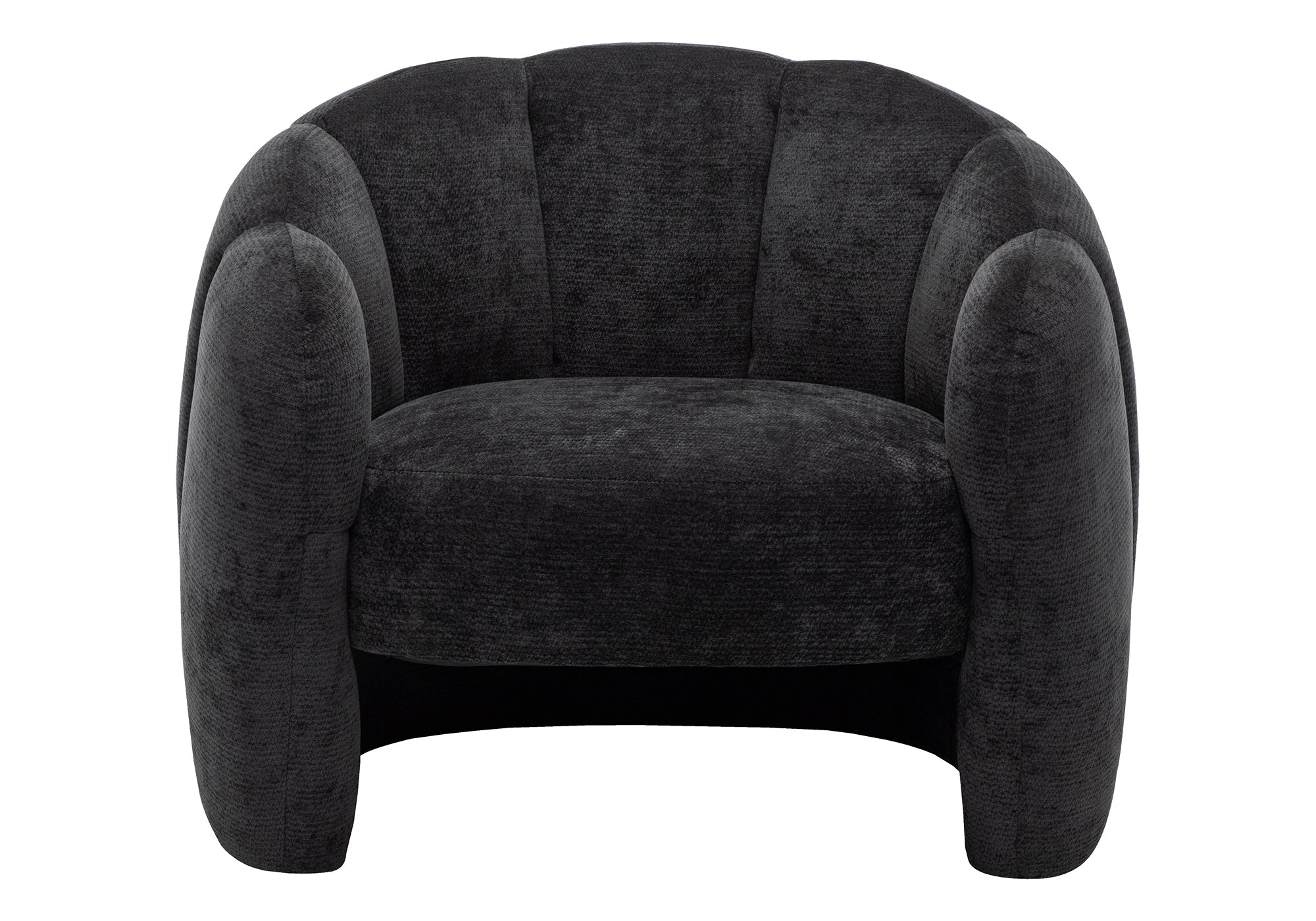 MN-A238112    Accent Chair, 29"h, Upholstered, Black Fabric, Contemporary, Modern