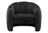 MN-A238112    Accent Chair, 29"h, Upholstered, Black Fabric, Contemporary, Modern